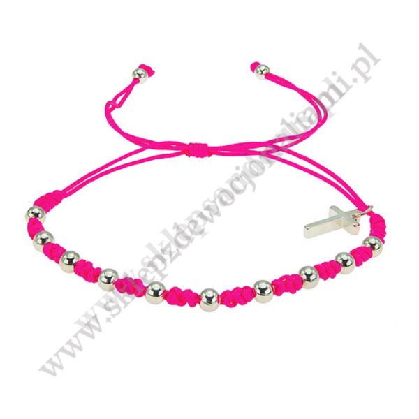 BRANSOLETKA 10-TKA RÓŻAŃCA - mix kolorów - 65333