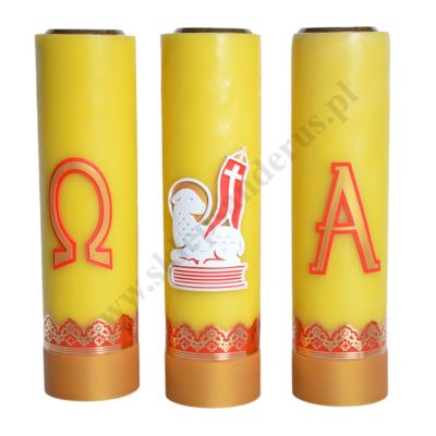 ŚWIECE NA WIELKANOC - wys. 30 cm - komplet - 69067