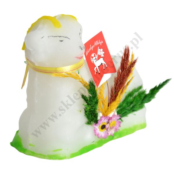 BARANEK WIELKANOCNY Z CUKRU - wys. 11 cm - 61712