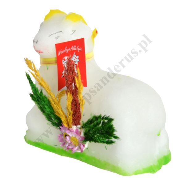 BARANEK WIELKANOCNY Z CUKRU - wys. 11 cm - 61712
