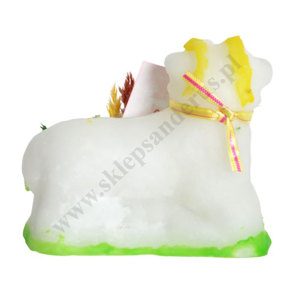 BARANEK WIELKANOCNY Z CUKRU - wys. 11 cm - 61712