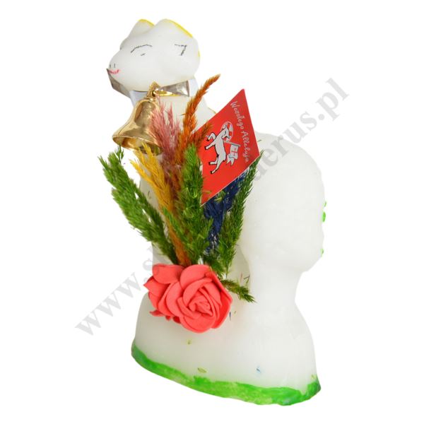 BARANEK WIELKANOCNY Z CUKRU - wys. 18 cm - 74682