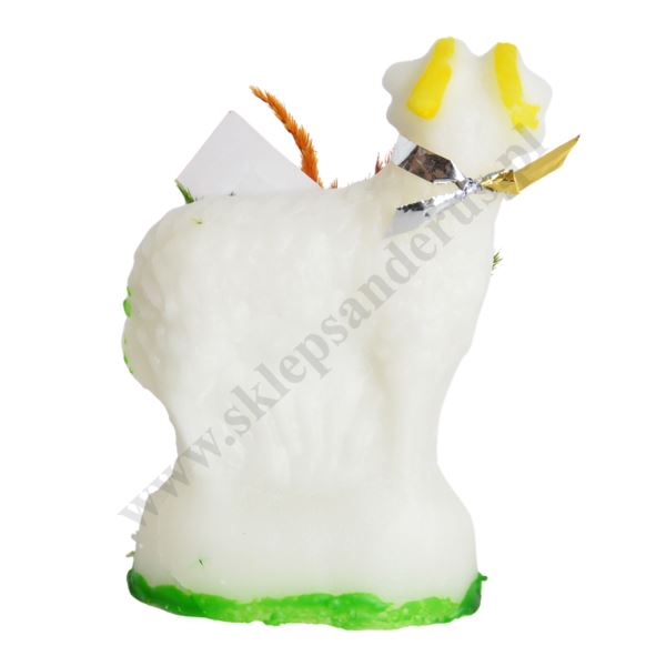 BARANEK WIELKANOCNY Z CUKRU - wys. 18 cm - 74682
