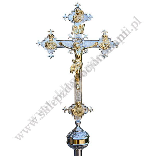 KRZYŻ OŁTARZOWO PROCESYJNY wys. 210 cm -  2297