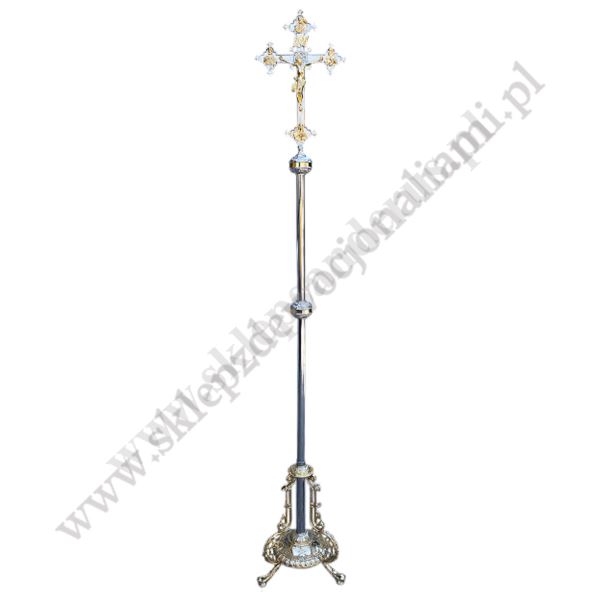 KRZYŻ OŁTARZOWO PROCESYJNY wys. 210 cm -  2297