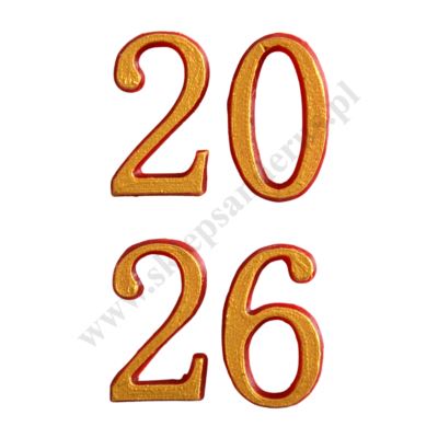 CYFRY NA PASCHAŁ - aplikacja wys. 3.5 cm - 88863