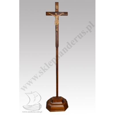 KRZYŻ OŁTARZOWO PROCESYJNY DREWANIANY 6815
