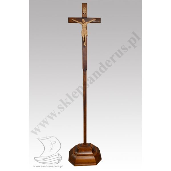 KRZYŻ OŁTARZOWO PROCESYJNY DREWANIANY 6815
