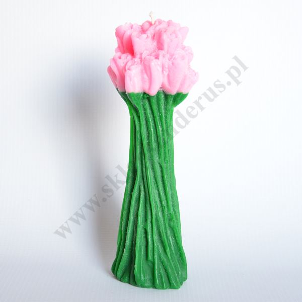 ŚWIECA BUKIET RÓŻ - mix kolorów - 50989