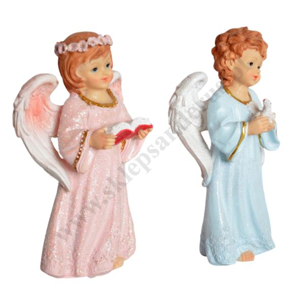 ANIOŁEK - wys. 21.5 cm - mix wzorów - 3623