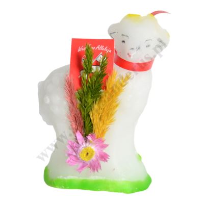 BARANEK WIELKANOCNY Z CUKRU - wys. 10 cm - 2964