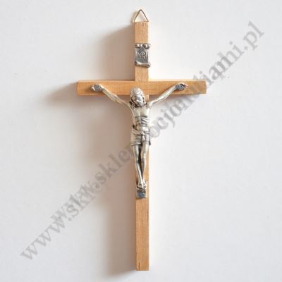 KRZYŻ DREWNIANY - wys.13 cm - 1715A