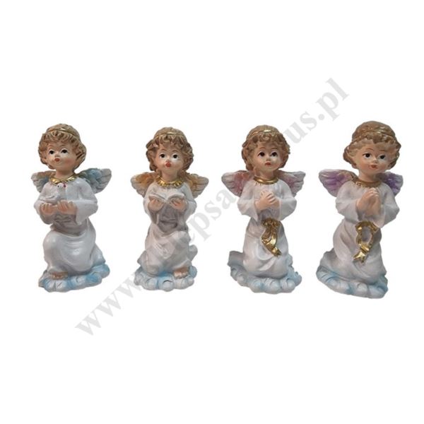 ANIOŁEK - wys. 7.5 cm - mix wzorów - A5658