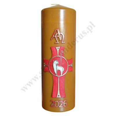 ŚWIECA PASCHALNA - PARAFINOWO-WOSKOWA - wys. 30 cm - 50003