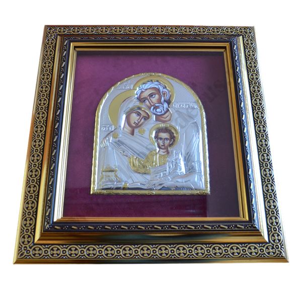 ŚWIĘTA RODZINA - ikona w ramce za szkłem 45 x 50 cm - 88456