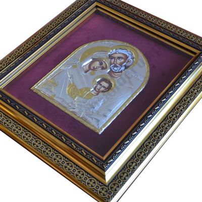 ŚWIĘTA RODZINA - ikona w ramce za szkłem 45 x 50 cm - 88456