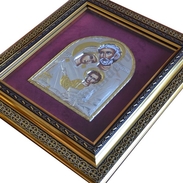 ŚWIĘTA RODZINA - ikona w ramce za szkłem 45 x 50 cm - 88456