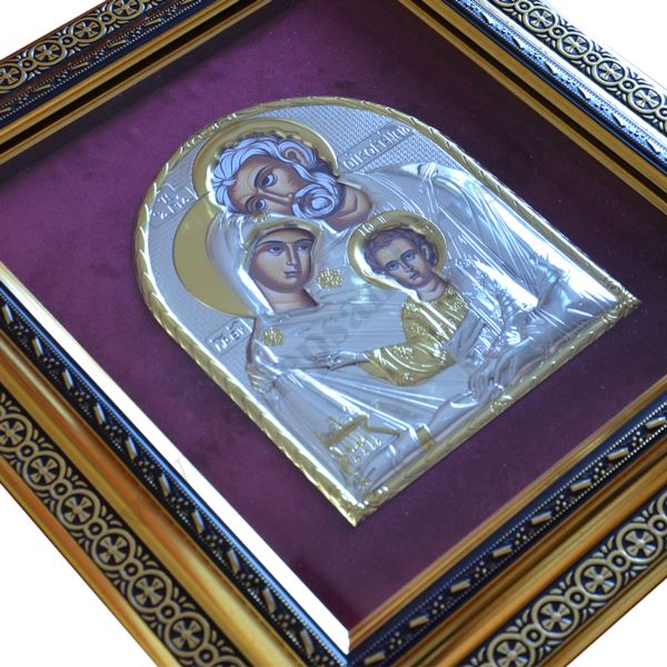 ŚWIĘTA RODZINA - ikona w ramce za szkłem 45 x 50 cm - 88456
