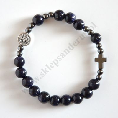 DZIESIĄTEK RÓŻAŃCA - bransoletka noc kairu - 72582