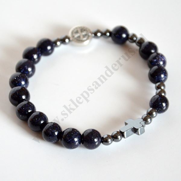 DZIESIĄTEK RÓŻAŃCA - bransoletka noc kairu - 72582