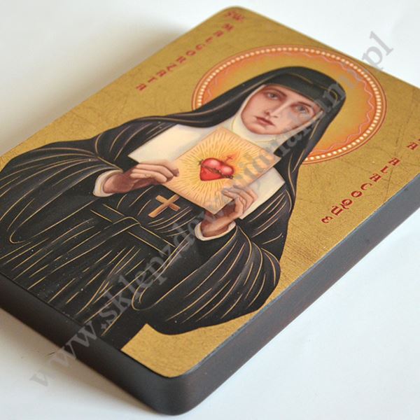 ŚWIĘTA MAŁGORZATA  MARIA ALACOQUE - ikona 12 x 16 cm - 66935