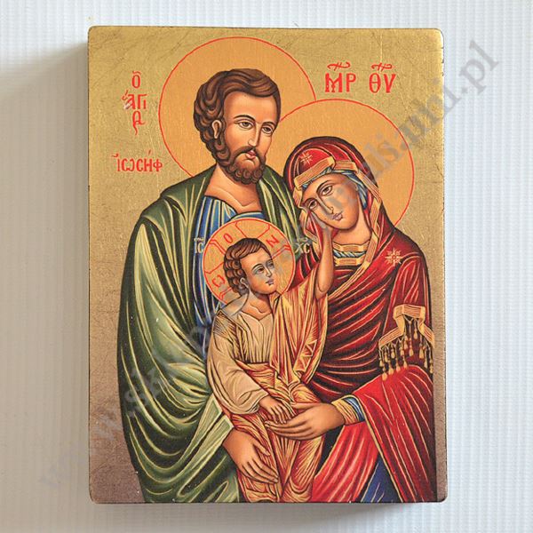 ŚWIĘTA RODZINA - ikona 11.7 x 15.7 cm - 11211