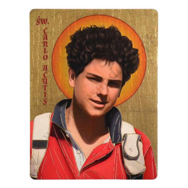 ŚW. CARLO ACUTIS - ikona 12 x 16 cm - 3897-B