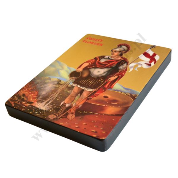 ŚWIĘTY FLORIAN - ikona 17 x 23 cm - 5230