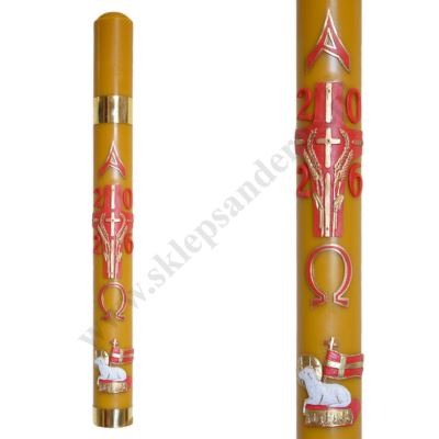 PASCHAŁ PARAFINOWO-WOSKOWY Z NADSTAWKĄ - wys. 90 cm - 64797