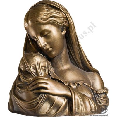 MATKA BOŻA Z DZIECIĄTKIEM - figura popiersie 27 cm - 470