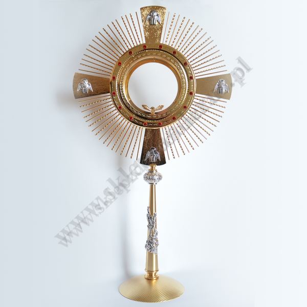 MONSTRANCJA NA DUŻĄ HOSTIĘ - wys.77 cm - 3745