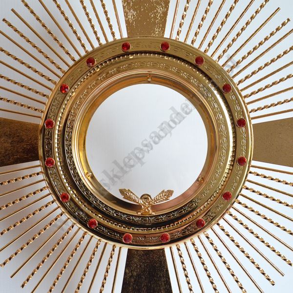 MONSTRANCJA NA DUŻĄ HOSTIĘ - wys.77 cm - 3745