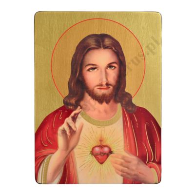 SERCE PANA JEZUSA - ikona 17 x 23 cm - 3302-E