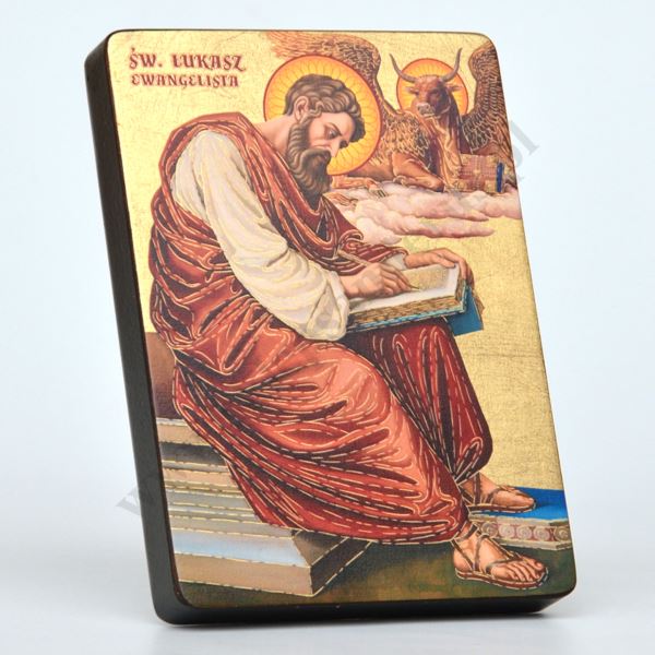 ŚW. ŁUKASZ EWANGELISTA - ikona 12 x 16.5 cm - 51543