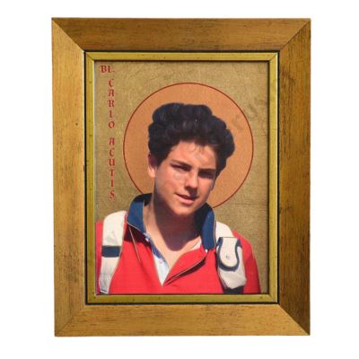 ŚW.CARLO ACUTIS - obraz 17.7 x 21.8 cm - 70532