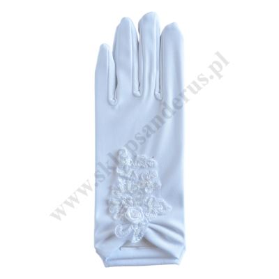 RĘKAWICZKI KOMUNIJNE DLA DZIEWCZYNKI - 0059