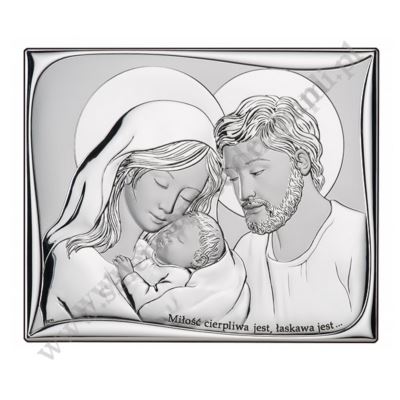 ŚWIĘTA RODZINA - OBRAZEK SREBRNY - DS11/5