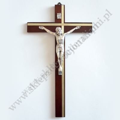 KRZYŻ DREWNIANY - wys.30 cm - 9474