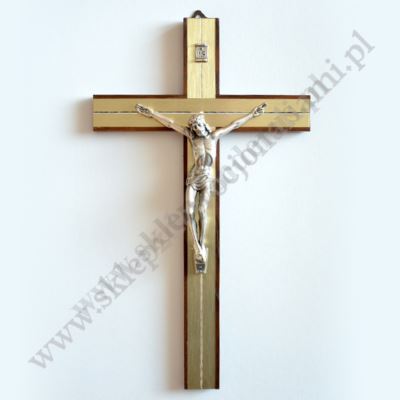 KRZYŻ DREWNIANY - wys.30 cm - 4342