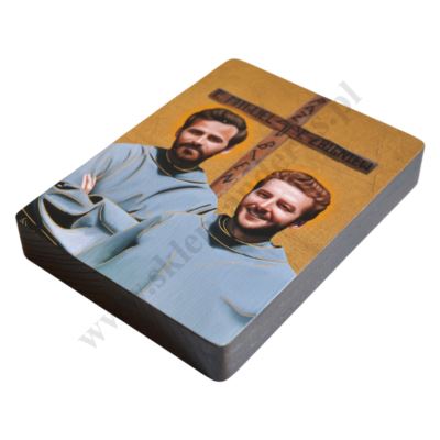 BŁ. STRZAŁKOWSKI I TOMASZEK - ikona 12 x 16 cm - 80666