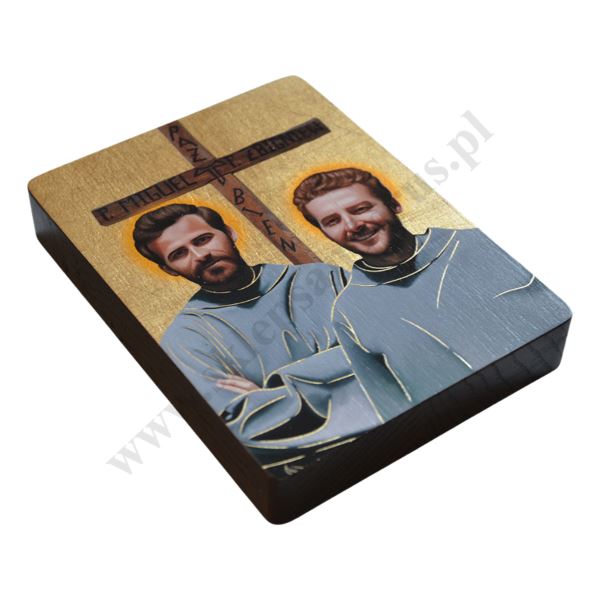 BŁ. STRZAŁKOWSKI I TOMASZEK - ikona 12 x 16 cm - 80666