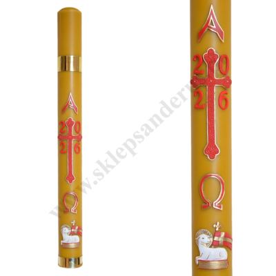 PASCHAŁ PARAFINOWO-WOSKOWY Z NADSTAWKĄ - wys. 100 cm - 50284