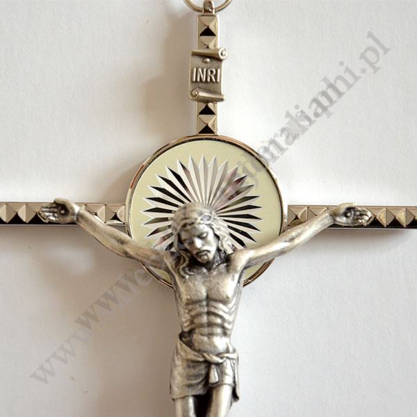KRZYŻ METALOWY - wys. 16 cm - 68818