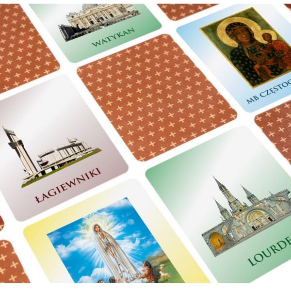 MEMORY CHRZEŚCIJAŃSKIE - MARYJA I MIEJSCA KULTU - gra edukacyjna - 90016
