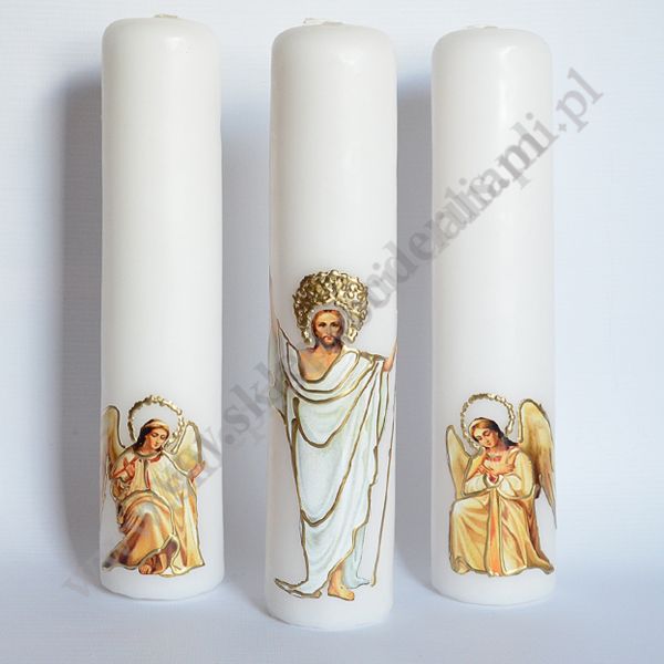 ŚWIECE OŁTARZOWE WIELKANOCNE - KOMPLET - 50570
