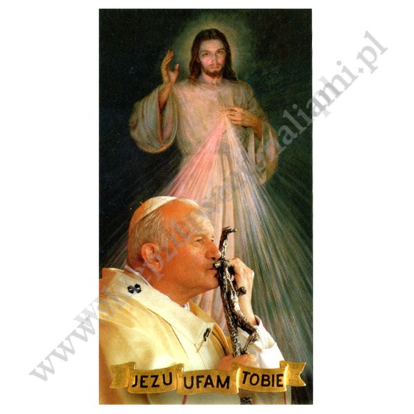JEZU UFAM TOBIE - obrazek 7 x 13 cm - paczka 100 szt. - 87083