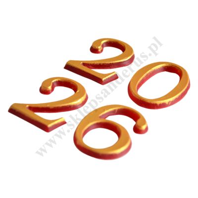 CYFRY NA PASCHAŁ - aplikacja wys. 4.5 cm - 50690