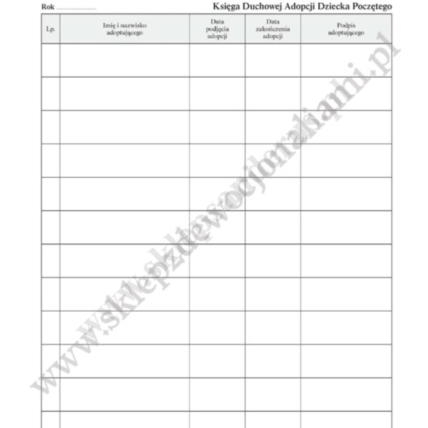 KSIĘGA DUCHOWEJ ADOPCJI - 76686
