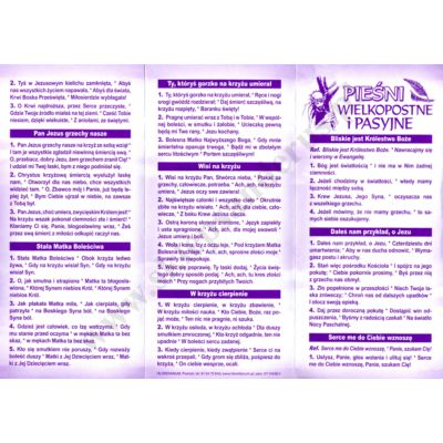 PIEŚNI WIELKOPOSTNE I PASYJNE - folder - 79905