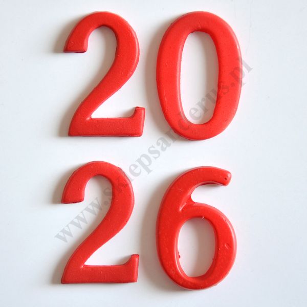 CYFRY NA PASCHAŁ - aplikacja wys. 4.5 cm - 0967